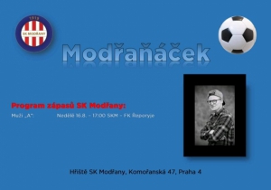 2.kolo: SK Modřany : FK Řeporyje 3:4 (2:0)