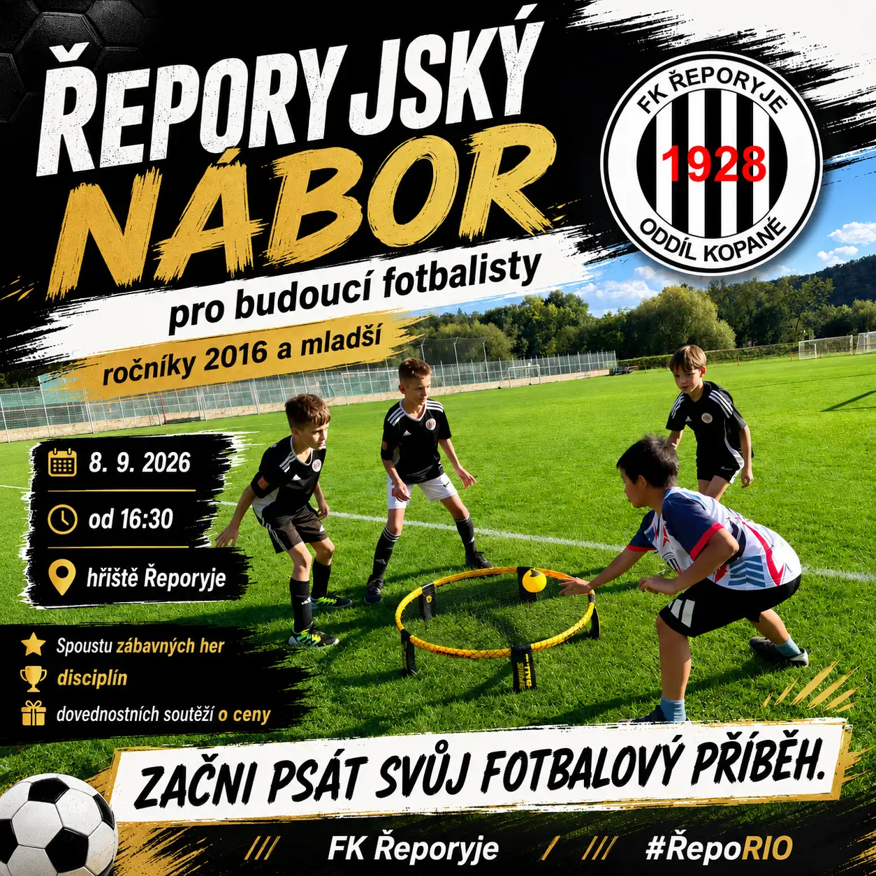 8.9. proběhne velký Řeporyjský nábor!