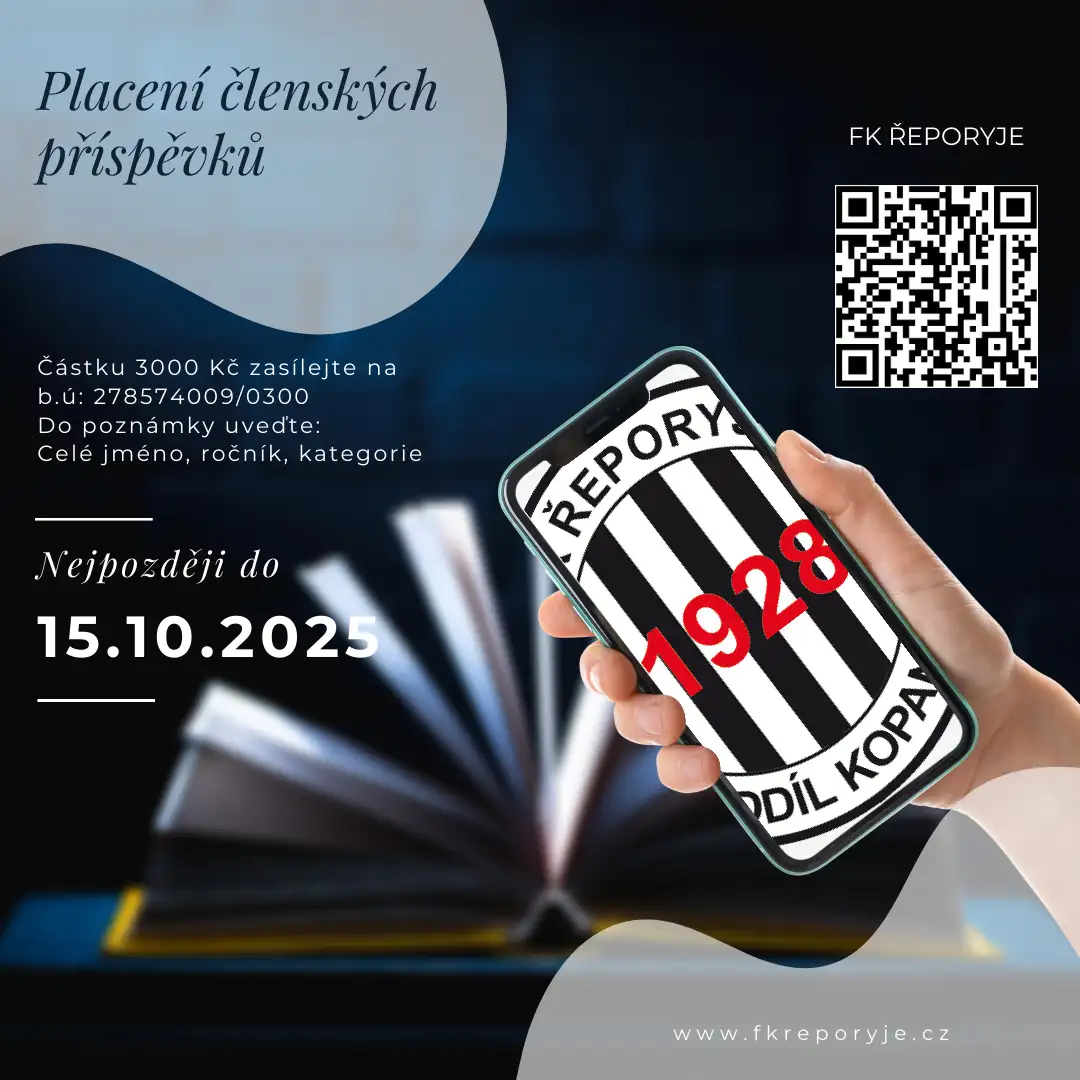 Placení členských příspěvků do 15.10.2025