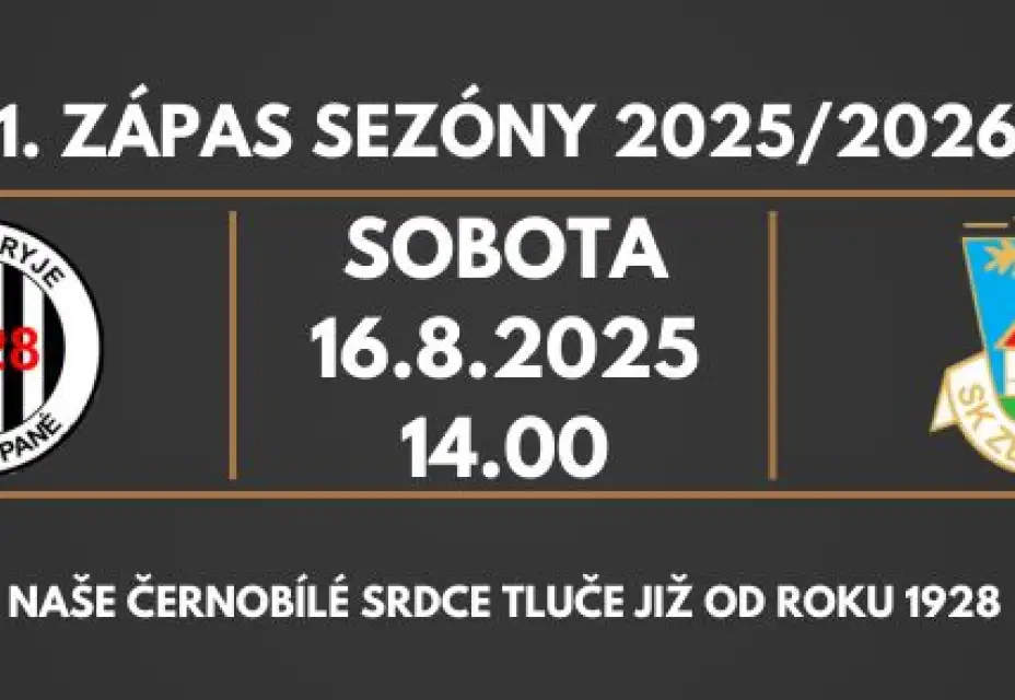 Řeporyje otevřou ročník 2025/2026 zápasem proti Zbraslavi